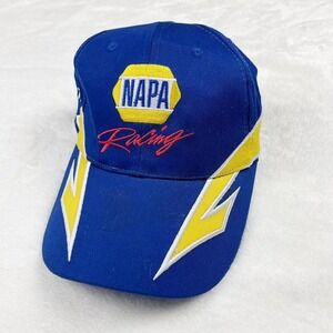 Vintage‎ NAPA Racing Nascar Y2K 90s Blue and Yellow Hat